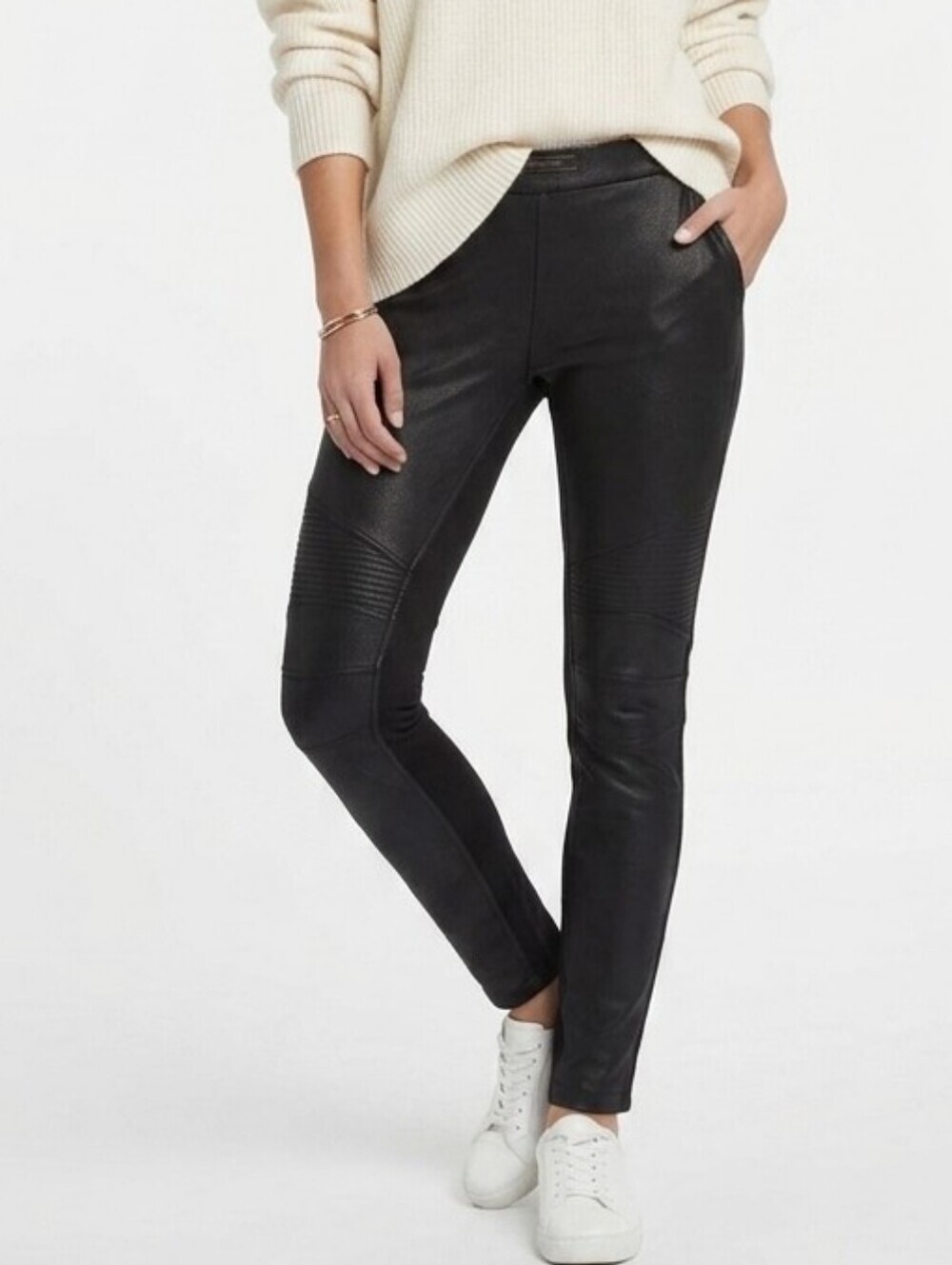BCBG MAX AZRIA Faux Leather Legging Pants